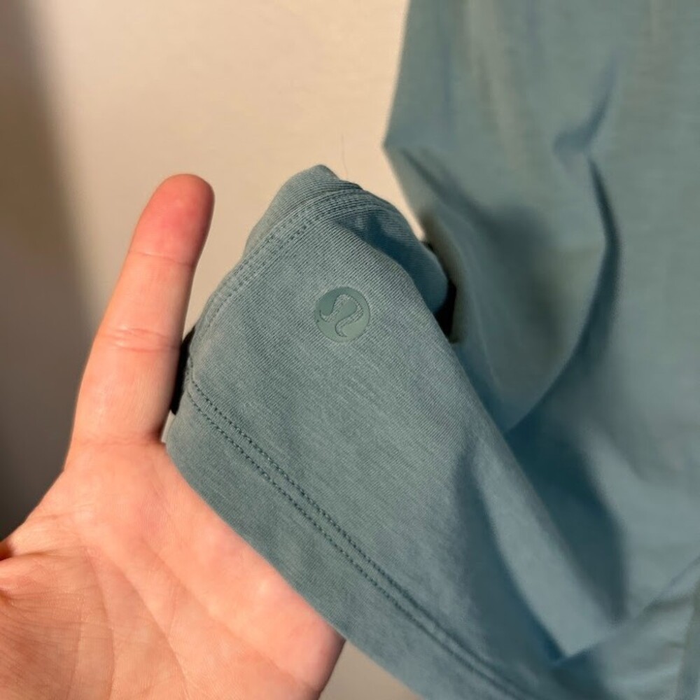 Lululemon All Yours Tee 6/8 Desert Teal Green Short Sleeve Oversized Crewneck - Picture 5 of 5